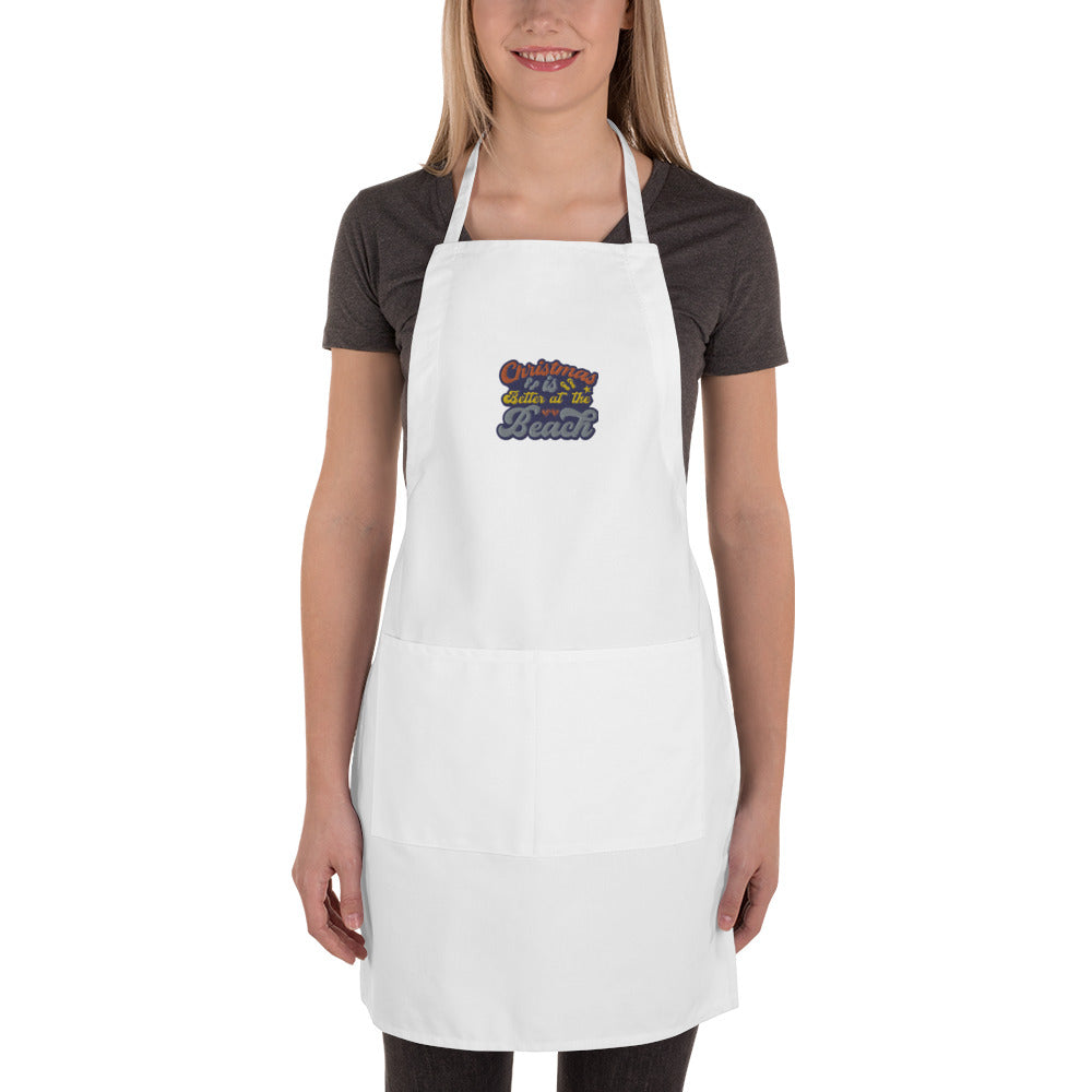 CHRISTMAS IS BETTER AT THE BEACH APRON