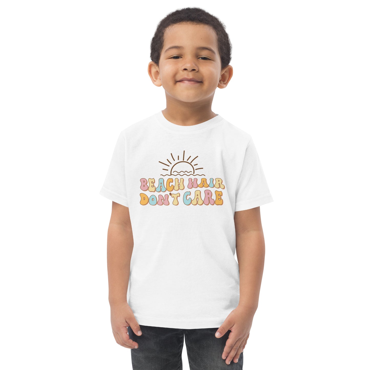 BEACH HAIR DON'T CARE TODDLER TEE