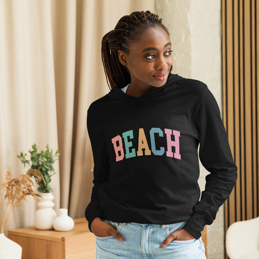 BEACH HOODED LONG SLEEVE