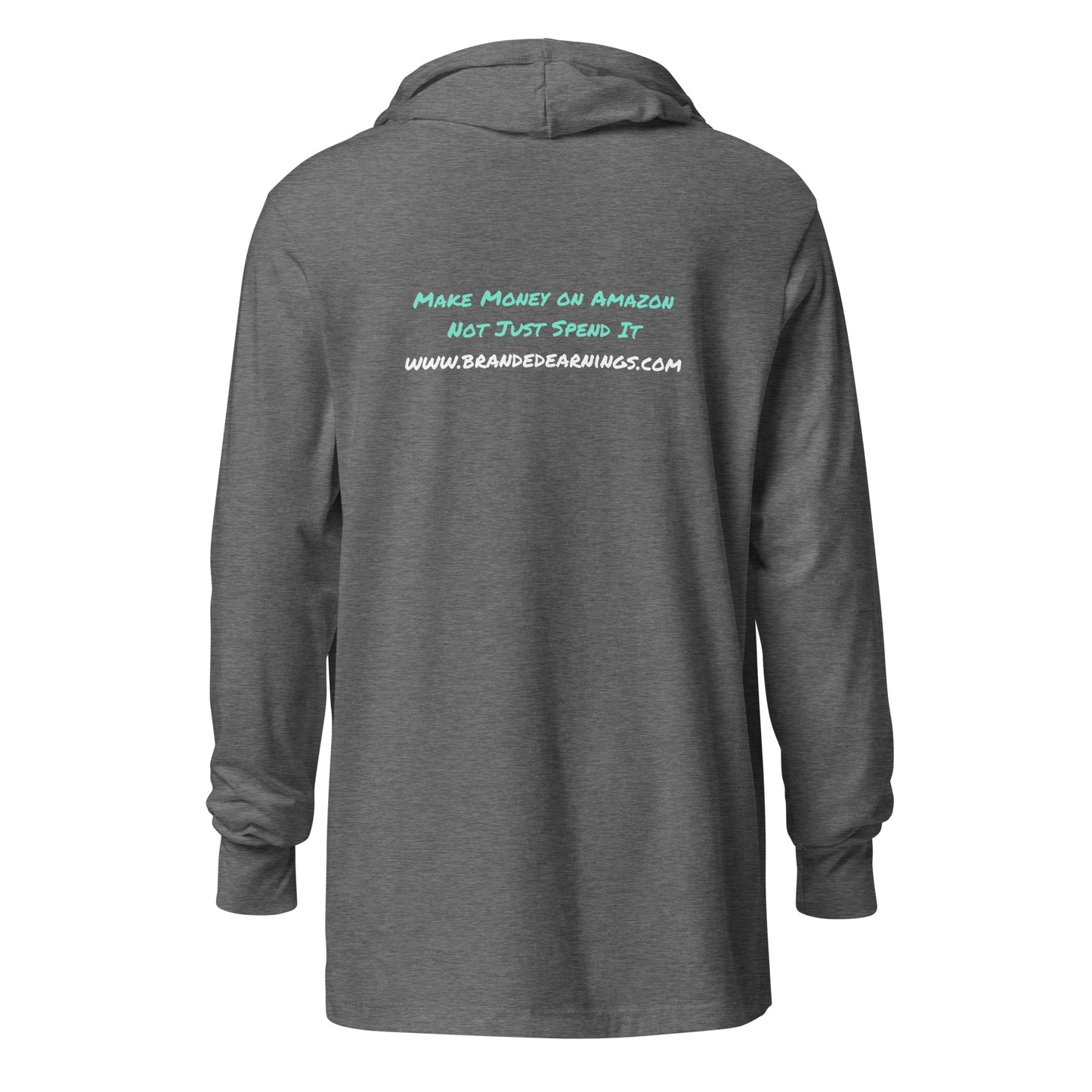 Branded Earnings Hooded long-sleeve tee