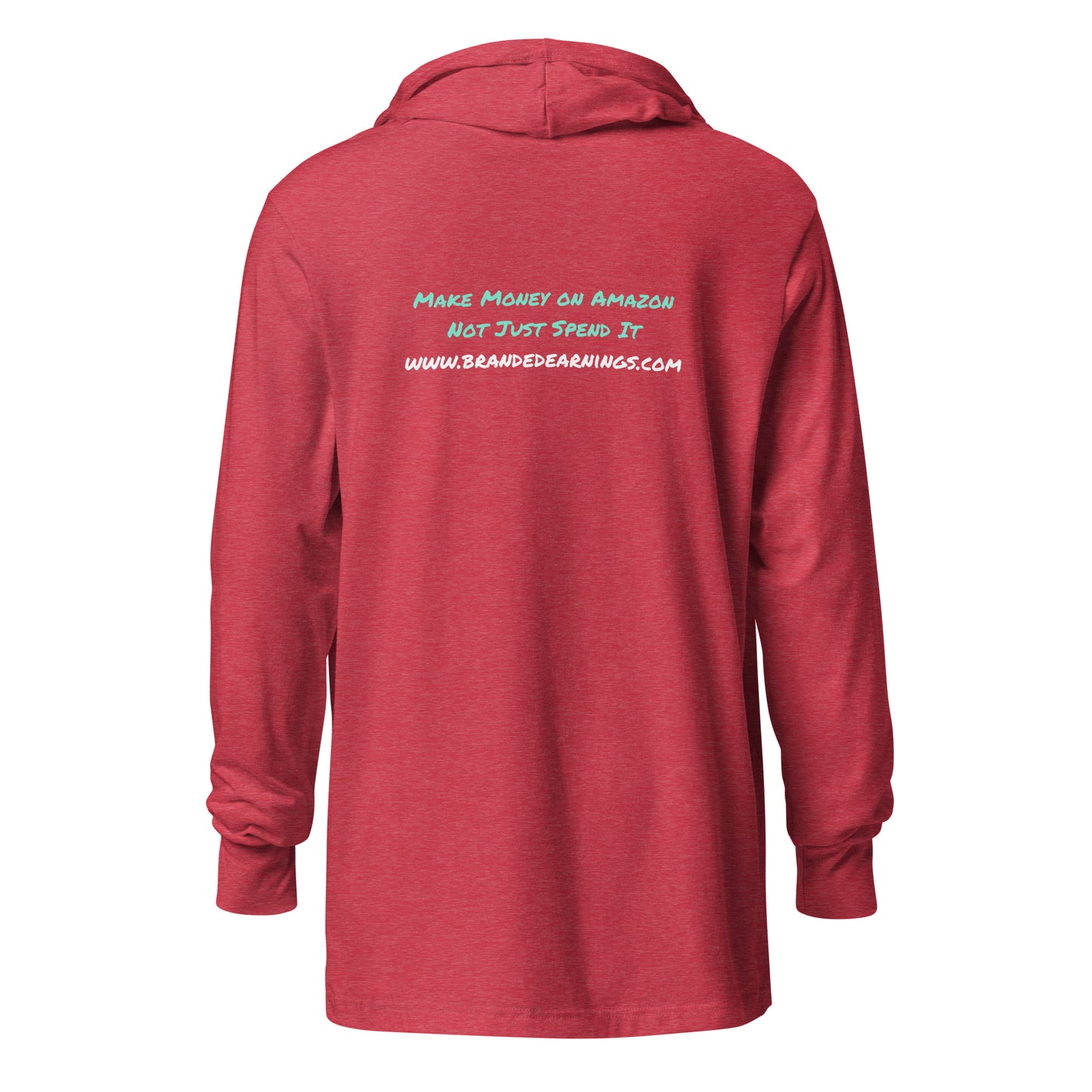 Branded Earnings Hooded long-sleeve tee