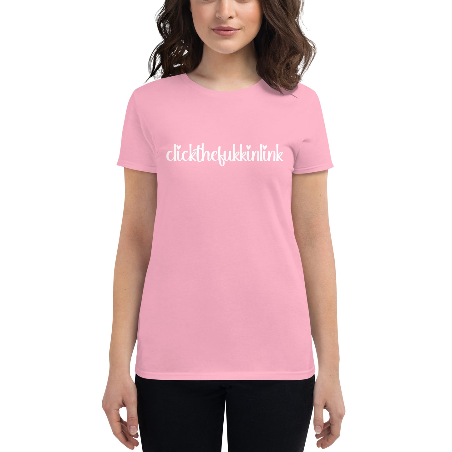 CLICKTHEFUKKNLINK WOMEN’S TEE