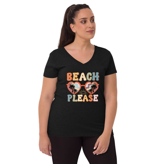 BEACH PLEASE V-NECK