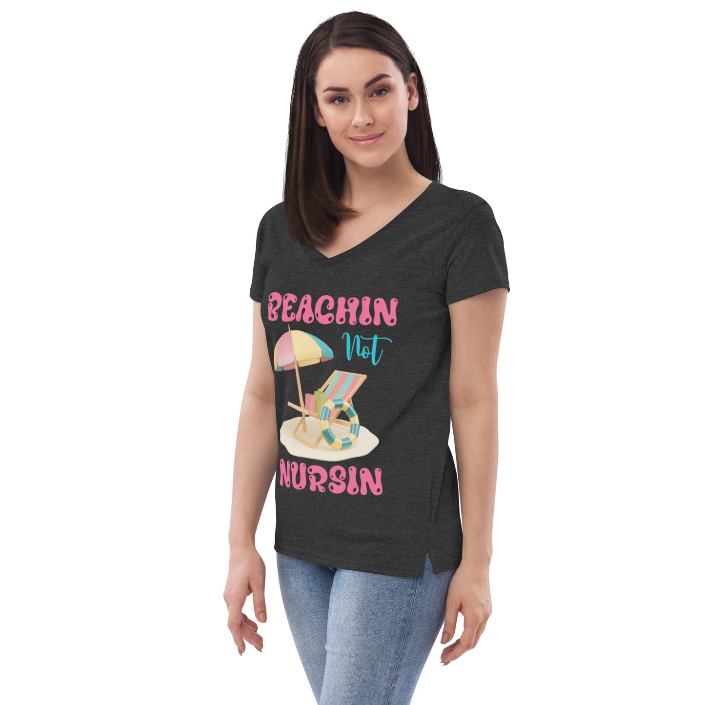 BEACHIN NOT NURSIN V-NECK