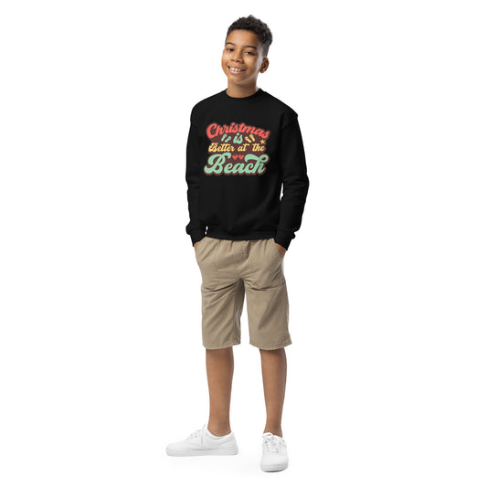 CHRISTMAS IS BETTER AT THE BEACH YOUTH HOODIE