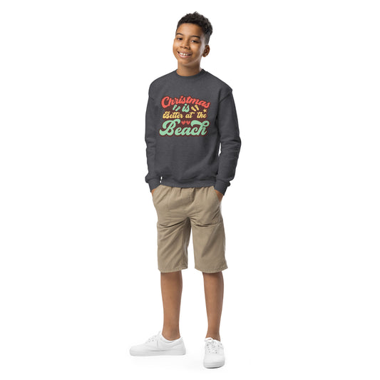 CHRISTMAS IS BETTER AT THE BEACH YOUTH HOODIE