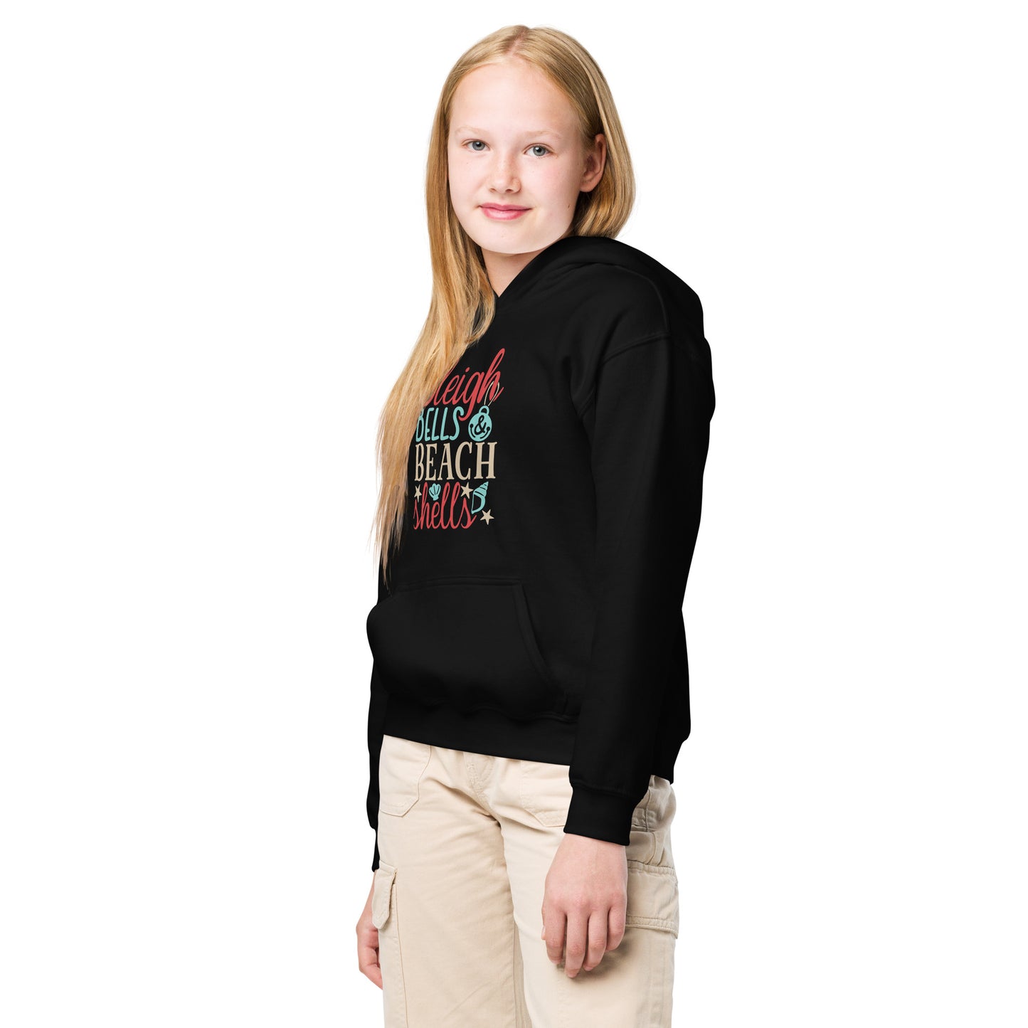 SLEIGH BELLS BEACH SHELLS YOUTH HOODIE